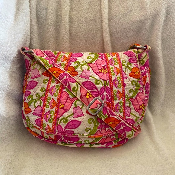 VERA BRADLEY floral crossbody - Picture 1 of 5
